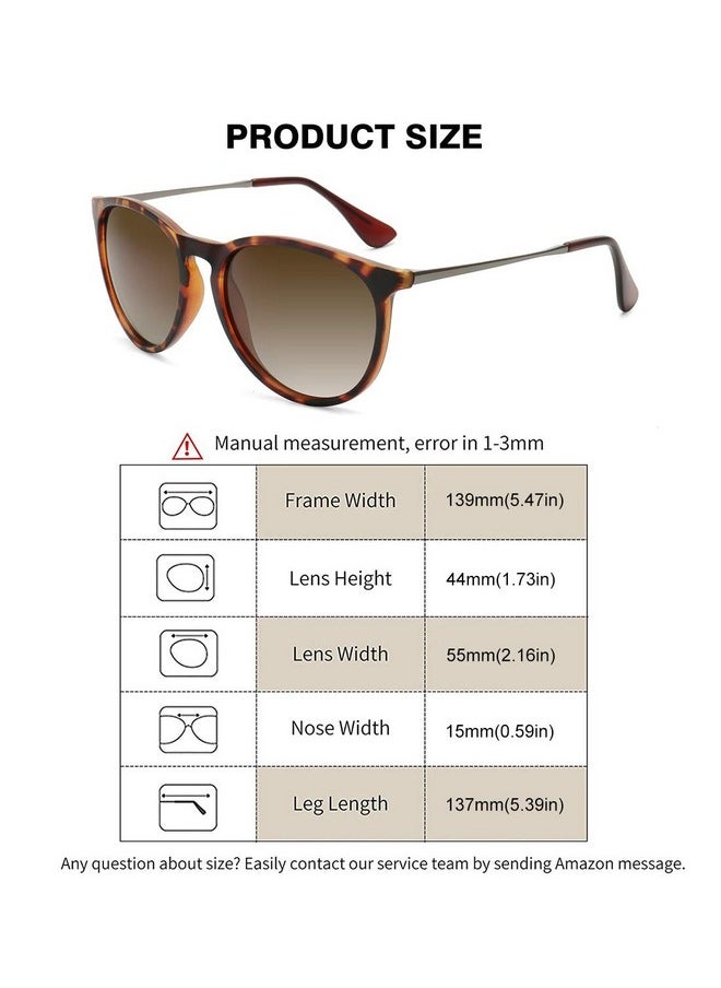 WOWSUN Retro Sunglasses Womens 2024 Trendy Round Classic Glasses  - Image 4