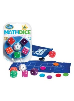 ThinkFun Math Dice Junior Game - Engaging Math Skills Builder | Perfect for Kids Aged 6+ | Aids in Mental Agility | Toy of the Year Nominee