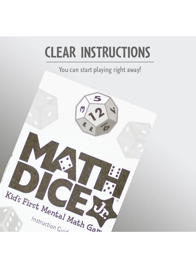 thinkfun ThinkFun Math Dice Junior Game - Engaging Math Skills Builder | Perfect for Kids Aged 6+ | Aids in Mental Agility | Toy of the Year Nominee  - Image 3
