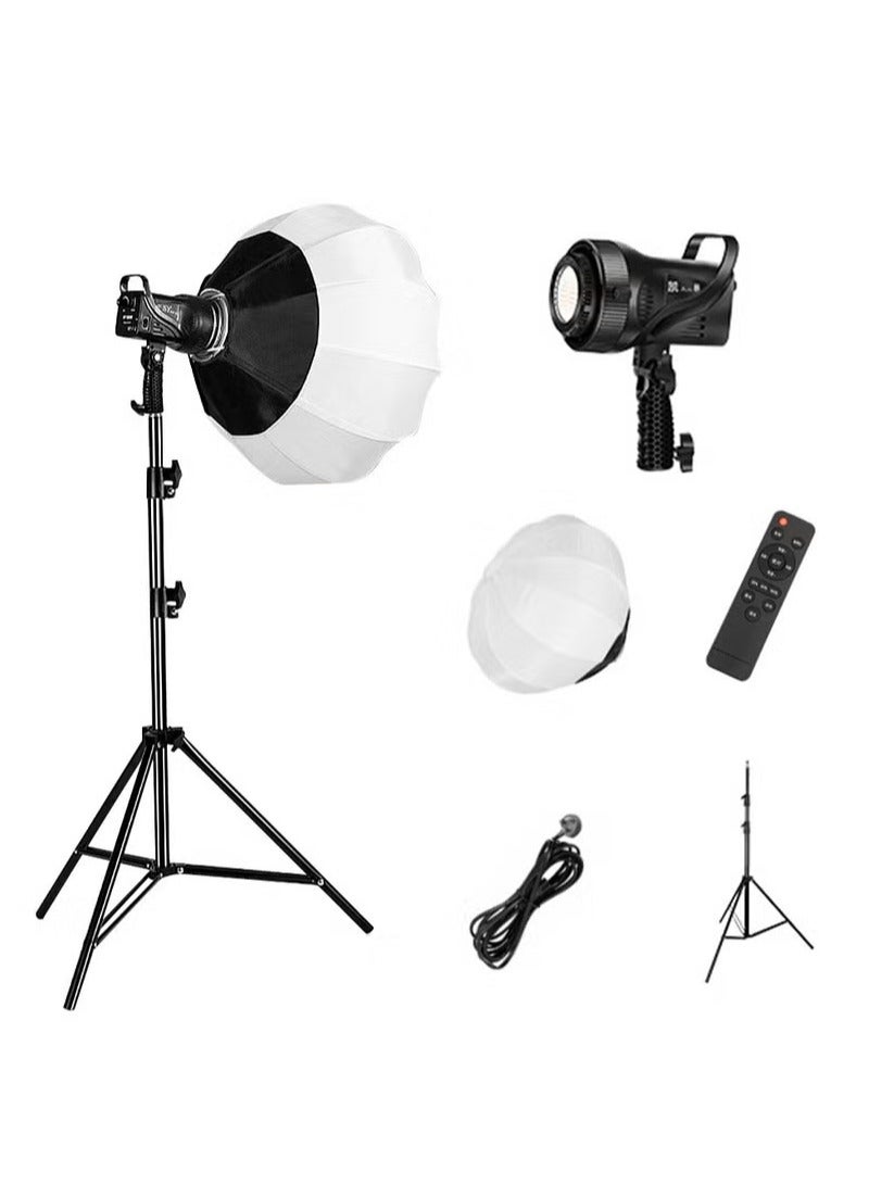 Sharpdo Professional Photography Studio Lighting Kit, 500W 2700-7500K 3 Colors LED Monolights with Softbox and Stand for Photography/Video Recording/Live Streaming Black - Image 1