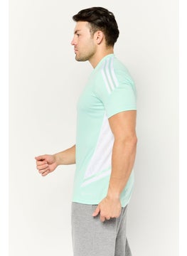 Adidas Men Sportswear Fit Short Sleeve Training Jersey, Mint  - Image 2