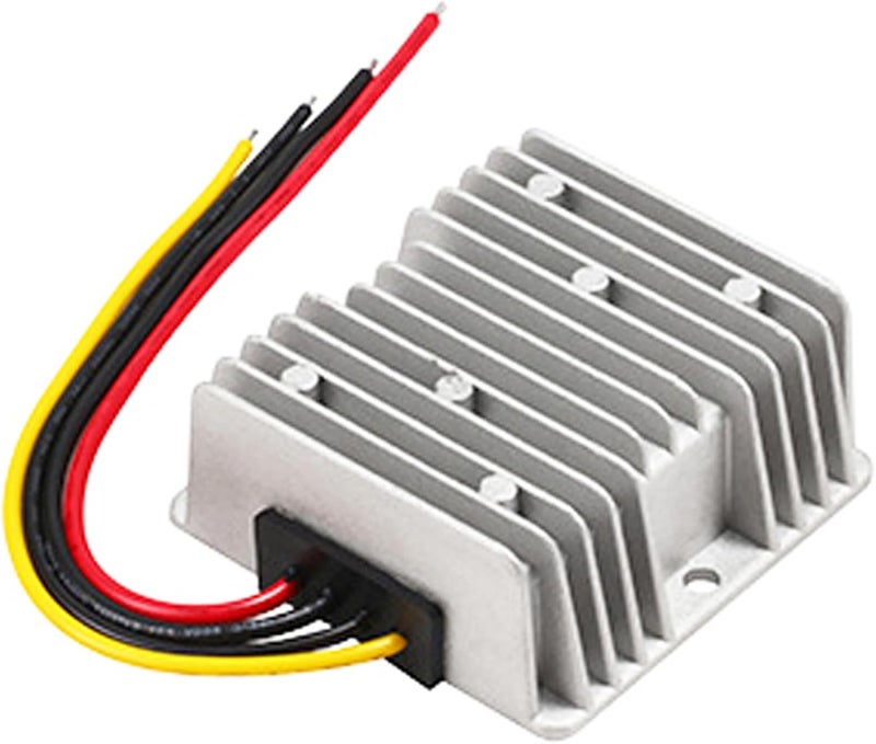MGGi محول ومنظم جهد من نوع DC/DC لتخفيض الجهد من 12V/24V إلى 5V بقدرة 20A وطاقة 100W، مكون إمداد الطاقة، محول نوع “باك”， مصنوع من الألومنيوم، يُستخدم في عربات الجولف، الرافعات، السيارات. - Image 1