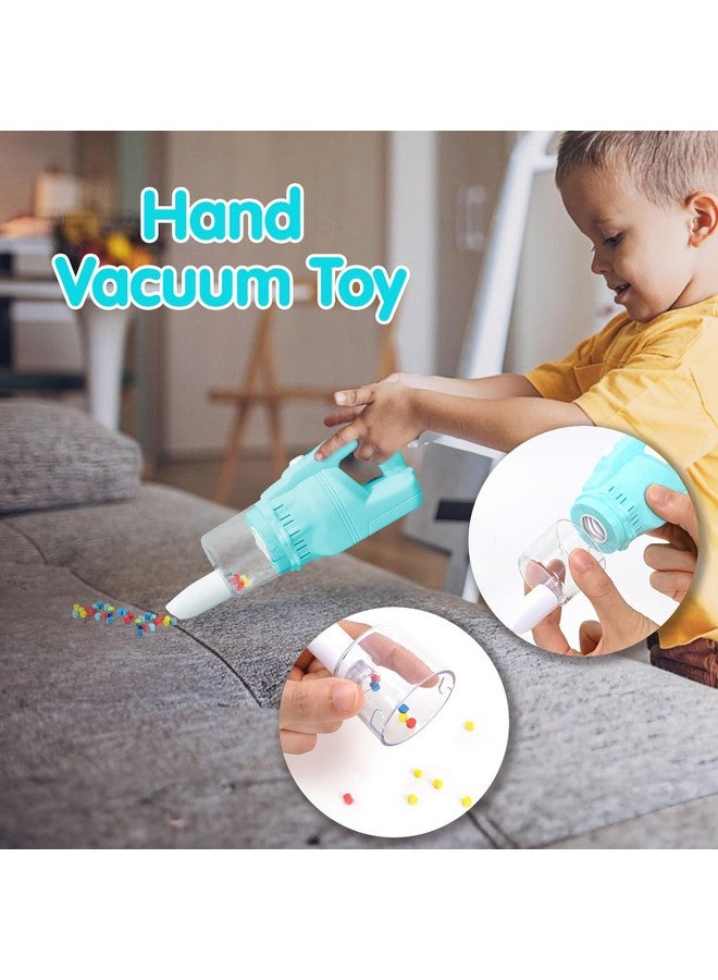 PLAY Kids Vacuum Cleaner Toy Set For Toddlers 2Pcs Toy Vacuum Sets For Toddlers 3+ Years Old With Sound Effects Baby Play Vacuum Pretend Role Play Household Housekeeping Toys For Children Boys Girls - Image 3