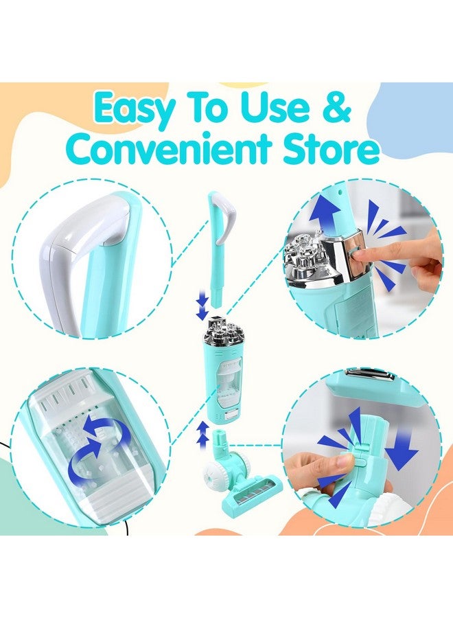 PLAY Kids Vacuum Cleaner Toy Set For Toddlers 2Pcs Toy Vacuum Sets For Toddlers 3+ Years Old With Sound Effects Baby Play Vacuum Pretend Role Play Household Housekeeping Toys For Children Boys Girls - Image 5