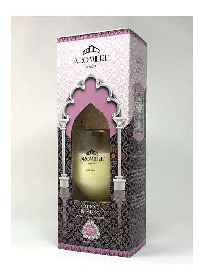 Aromiere Cotton & Style Home Fragrance  Candle  Scent 260 g  - Image 1