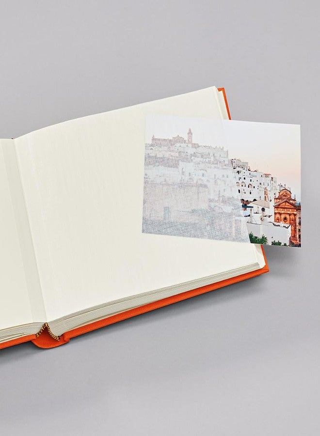 Semikolon - Classic Small Photo Album, 80 Cream Pages, Orange - Image 5