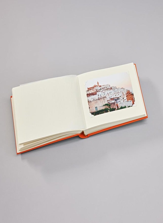 Semikolon - Classic Small Photo Album, 80 Cream Pages, Orange - Image 4