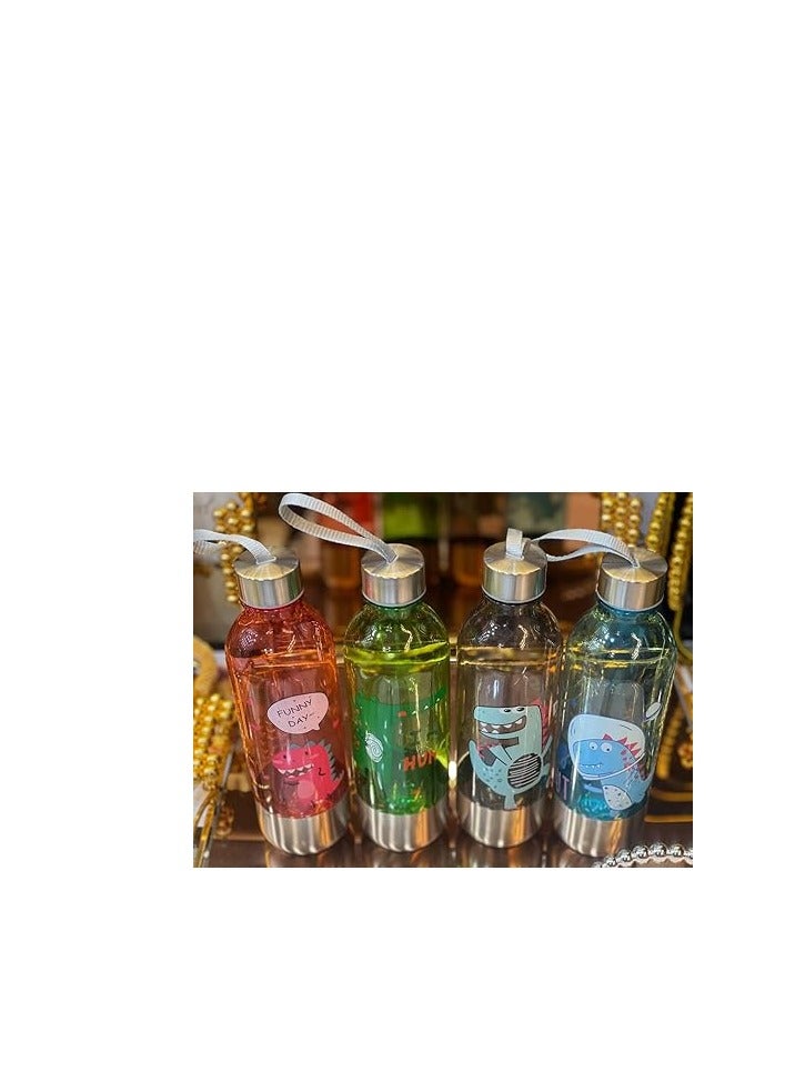 Water Bottle with Time Marker - Transparent, Portable, Large-Capacity Sports Drink Bottle - Image 3