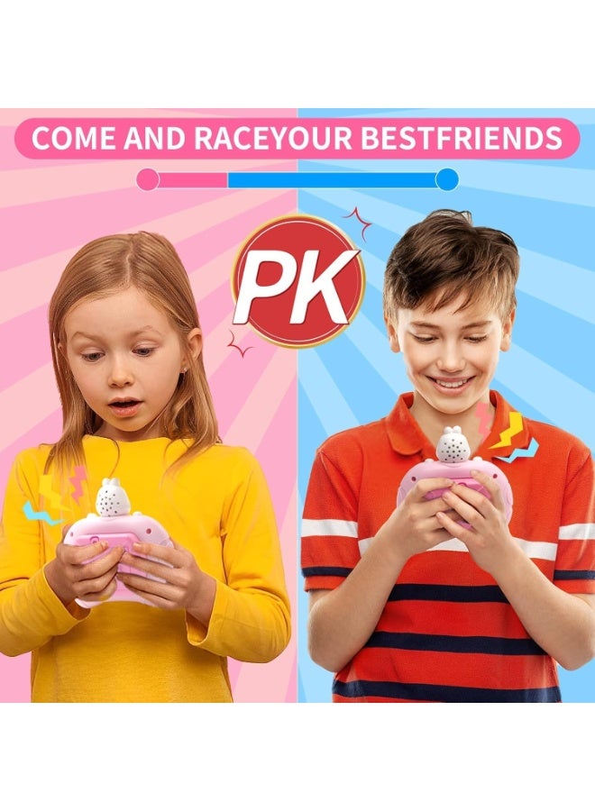 سبيد ألعاب البوب تململ للأطفال ، لعبة فقاعة سريعة الدفع المحمولة ، لعبة ألغاز فقاعة بوب ، 4 أوضاع ، آلة لعبة الألغاز المحمولة الأكثر تحديا للأطفال هدية عيد ميلاد فتاة فتاة (أرنب) - Image 4