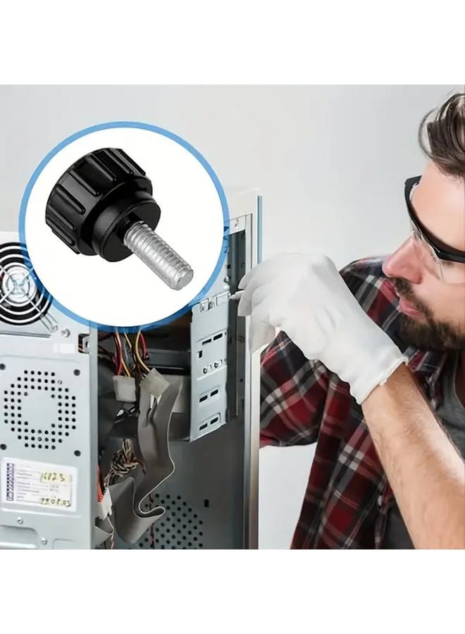 5 Counts 304 Stainless Steel Hand Screws M3 M4 M5 M6 Plastic Head Hardware Knobs - Image 4