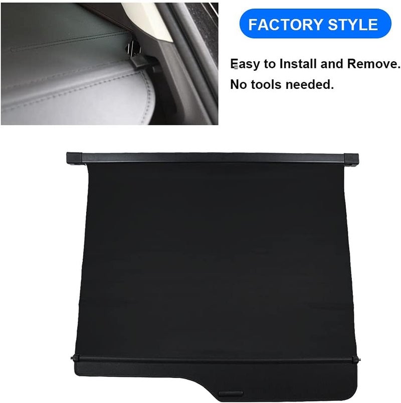 BOPARAUTO Cargo Cover for Land Rover Discovery 3 LR3 and Discovery 4 LR4 - Retractable Security Shade Cover - Image 2