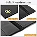 Fabmaker Heavy Duty Card Binder Fabmaker 9 Pocket Trading Card Binder Holds 360 Cards Sleek SideLoading Card Album Sturdy Card Collection Folder for Game Cards Sport Cards Black - Image 3