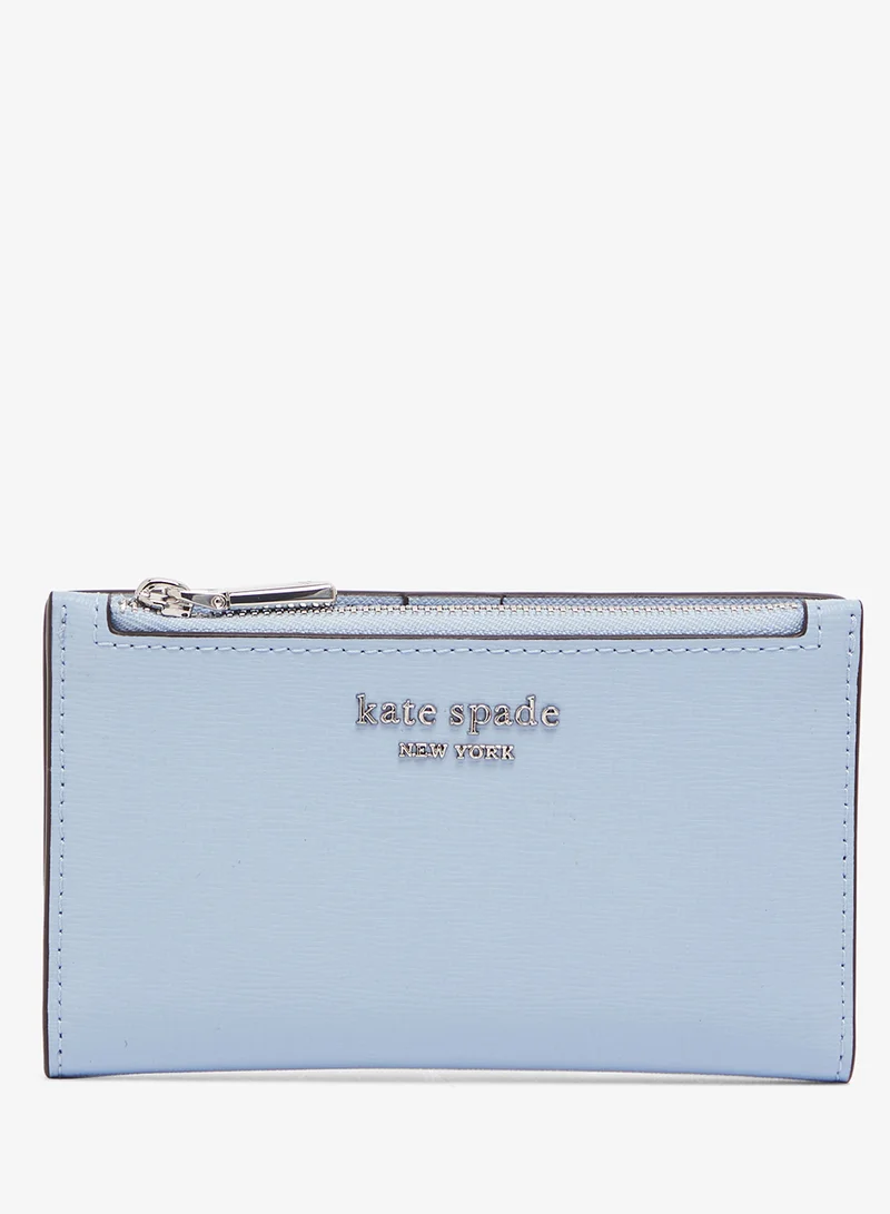 Kate Spade Logo Detail Zip Through Wallets