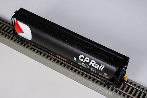 Bachmann Trains - Canadian 4-Bay Cylindrical Grain Hopper with Flashing END of Train Device - CP Rail #384553 - HO Scale - Image 5