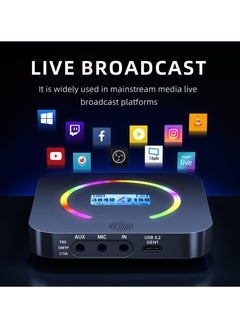 Generic 4K60 Game Video Capture Card, USB 3.2 Flagship Level 1080P 240 FPS & HDR VRR Passthrough, Near-Zero Latency, Plug & Play, Record & Perfect Match with Switch/PS5/Xbox/OBS/DSLR/PC  - Image 5