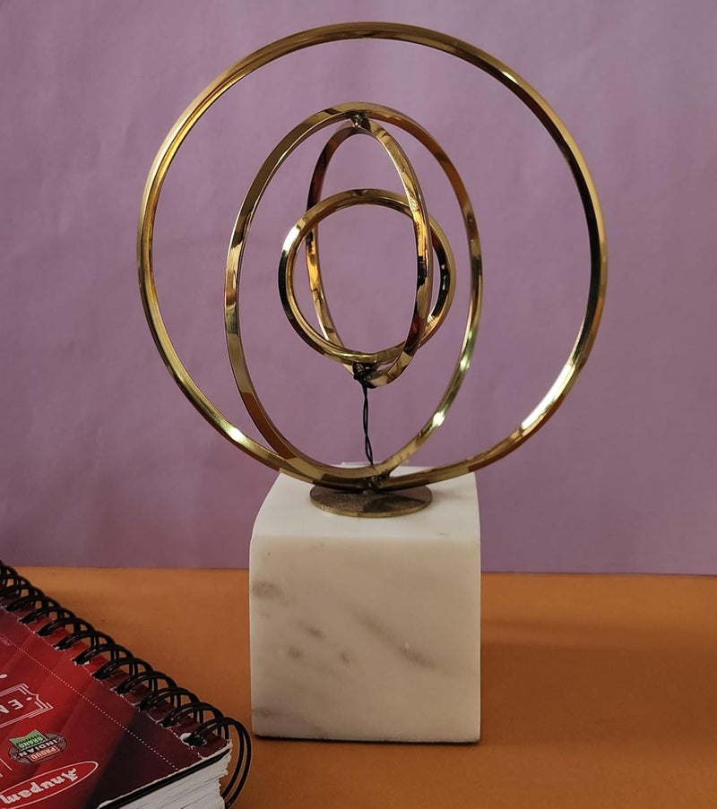 House Of Wemy House Of Wemy Taper Rings Ball Sculpture - Image 3