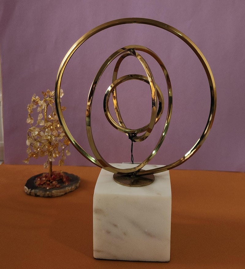 House Of Wemy House Of Wemy Taper Rings Ball Sculpture - Image 2