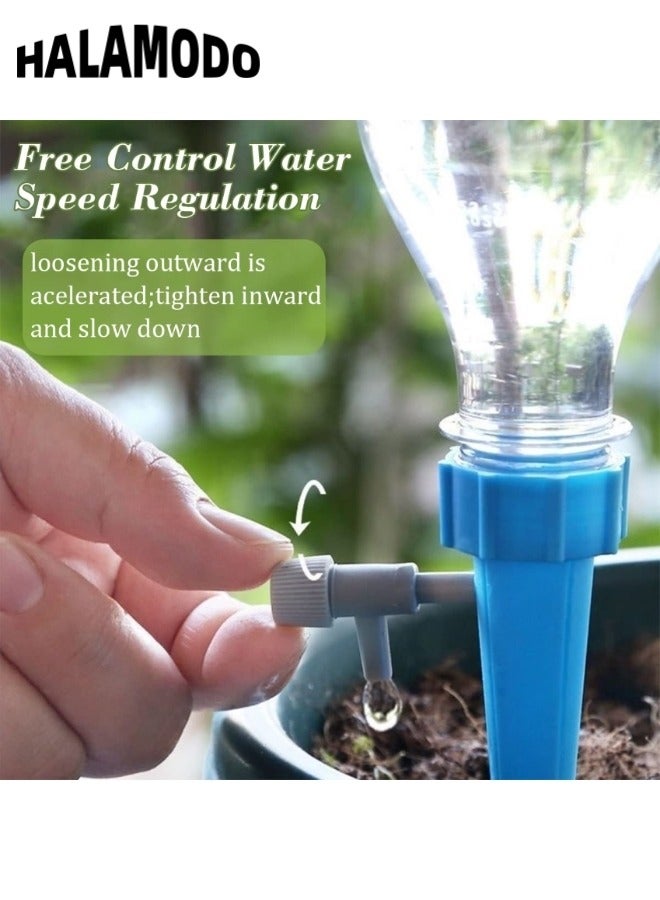 HALAMODO 12PCS Adjustable Irrigation Drippers Sprinklers Drip Irrigation Emitters Micro Drip Irrigation Sprinklers for Garden & Patio & Lawn & Flower Bed Watering System  - Image 2