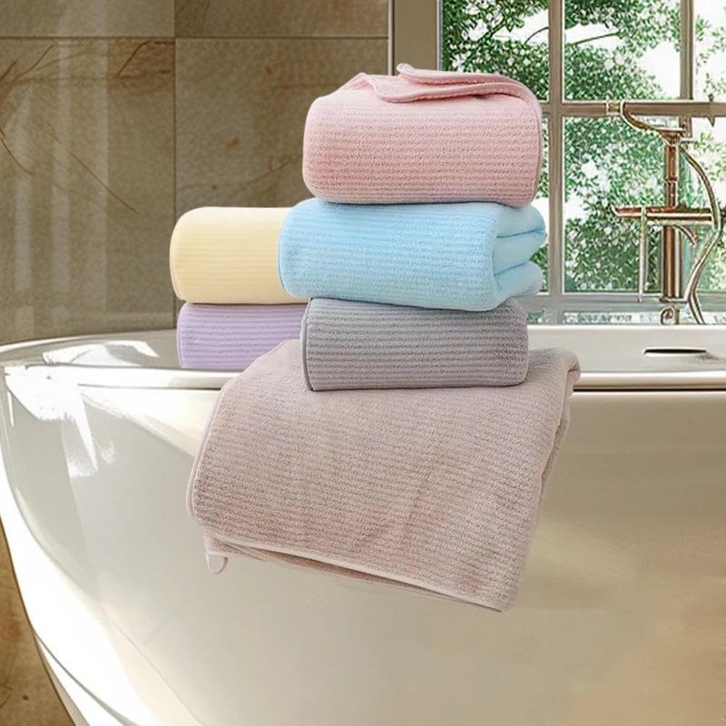 Reexplore Super Absorber Light Weight Microfiber Bathing Towel Soft Quick Dry Bath Towel for Men & Women (27.5 x 55 inch/70 x 140cm) (Blue) - Image 5