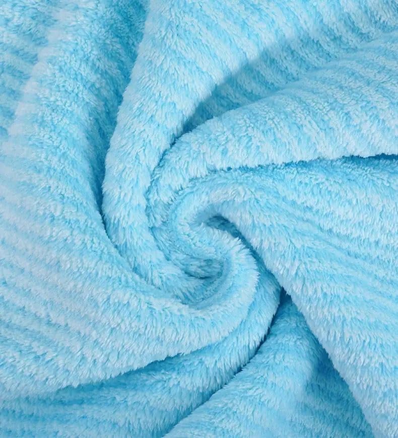 Reexplore Super Absorber Light Weight Microfiber Bathing Towel Soft Quick Dry Bath Towel for Men & Women (27.5 x 55 inch/70 x 140cm) (Blue) - Image 3