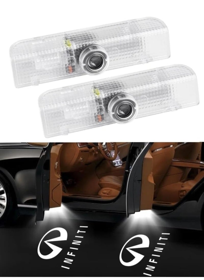 Vierex - Infiniti JX35 2013-2018 QX60 2014-2018 QX56 2004-2013 Door Logo Light Welcome Projector Light Super bright logo No Fade Infiniti Accessories Puddle Light - Image 1