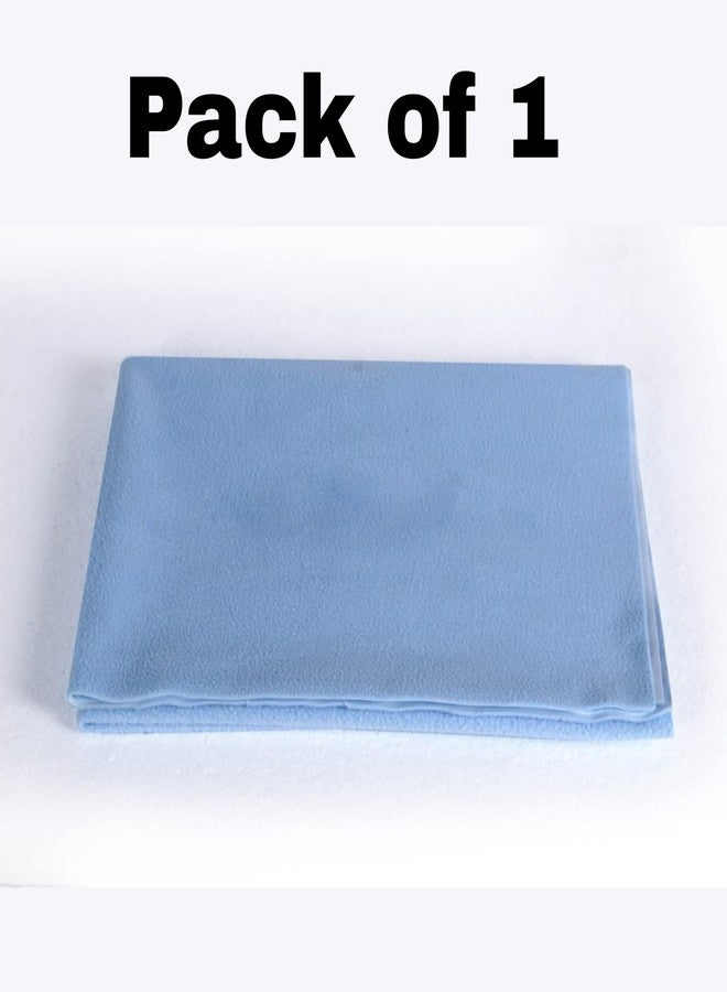 Mopak Decor Baby Dry Sheet/Urine Sheet/Diaper Free Sleeping Mats/Mattress Protector/Bed Protector Adult Sheet- Medium Size/Sky Blue (Pack of 1), 28 INCH X 40 INCH - Image 5