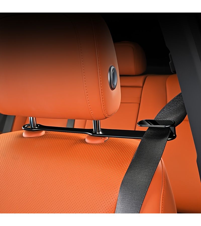 2Pcs Car Belt Guides Black High End New Product Practical Easy Retract Travel Safe - Image 2