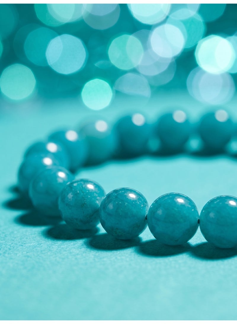Slema Vivid Bright Blue Crystal 33 Tashiha Prayer Beads 12mm, Muslim Misbaha Rosary with Bright Blue Tassel for Daily Dhikr & Ramadan Eid Religious Gift - Image 5