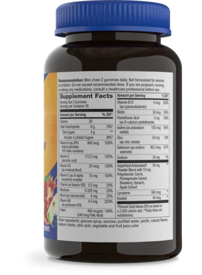Alive Natures Way Alive Mens Gummy 60 s - Image 2