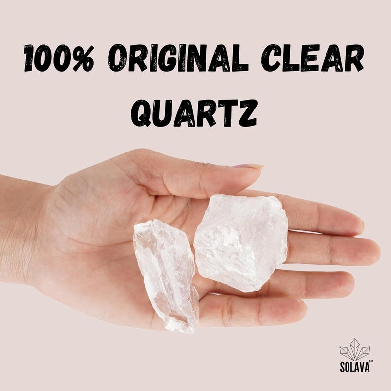 SOLAVA Natural Crystal Raw Stone for love MoneyReiki healing Manifestation and Meditation Certified Original - Image 2