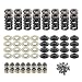 ISINFLASH LS 660 Dual Valve Spring Platinum Kit with Retainers Fit for 15 Degree LS Heads LS1 LS2 LS3 LS4 LS6 L76 L92 L99 LQ4 LQ9 L33 LSA 48L 53L 60L 62L SK001 Steel - Image 2