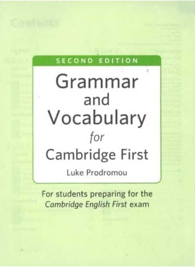 Grammar and Vocabulary for Cambridge First – Second Edition  - Image 2
