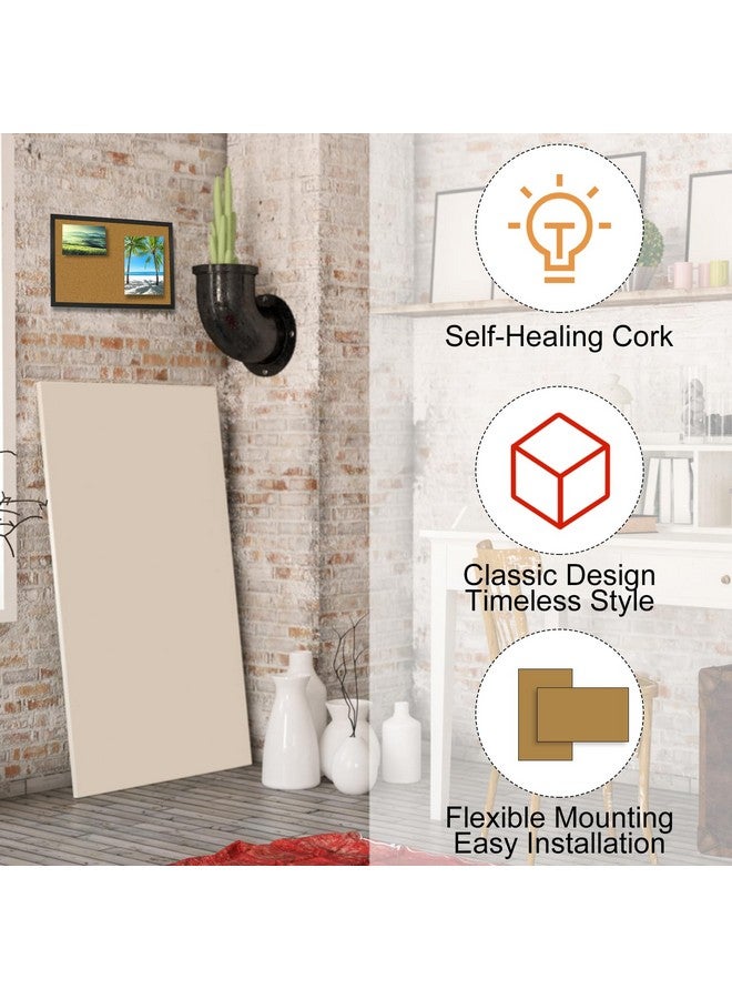 OWLKELA Cork Bulletin Board 17.7"X 13.3", Notice Pin, Ideal For Office & Home Decor, School Message Or Vision - Image 4