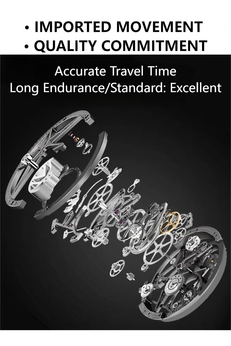 كومودير ساعة اليد التناظرية الفولاذ المقاوم للصدأ للنساء - Image 5