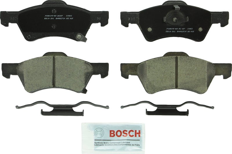BOSCH BC857 QuietCast Premium Ceramic Disc Brake Pad Set - Compatible With Select Chrysler Town & Country, Voyager; Dodge Caravan, Grand Caravan; FRONT - Image 5