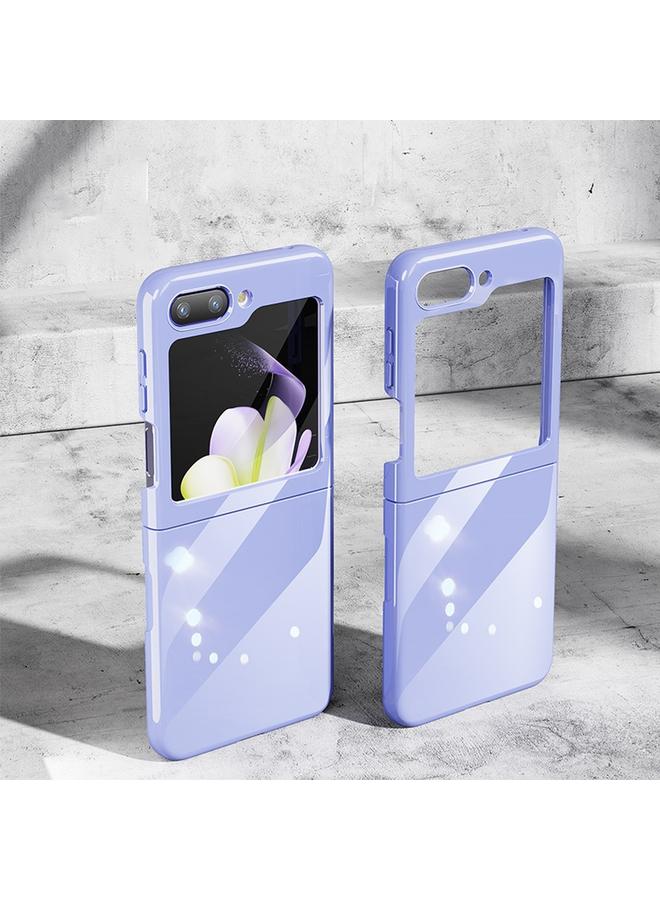 S-TOP Case For Samsung Galaxy Z Flip6 5G PC Porcelain Varnish UV Fold Phone Case - Image 1