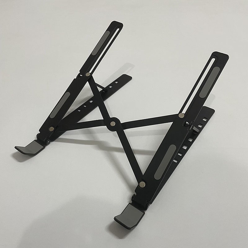 Folding Laptop Stand Carbon Steel Portable Notebook Riser with/without Fan - Image 4