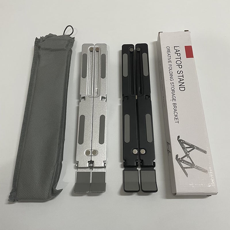 Folding Laptop Stand Carbon Steel Portable Notebook Riser with/without Fan - Image 3
