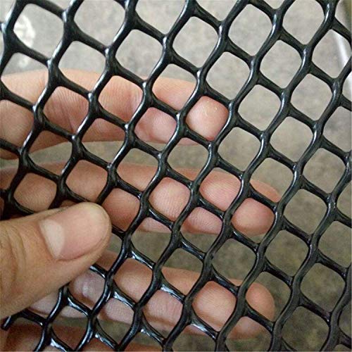 SAI PRASEEDA UV Stabilized Garden Fencing Net_Tree Guard Net_Anti Bird Net_PVC Virgin HDPE_4 Feet Height X 40 Feet Length_Black Color_800 GSM with 1 Cutter and 100 PVC Tags SHJAMN18 - Image 2