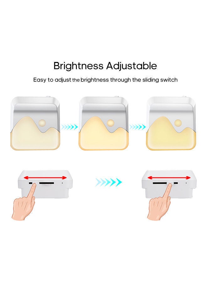 NIBEMINENT Light control night light British standard colorful RGB multicolour 9*8.2*8.2cm - Image 2