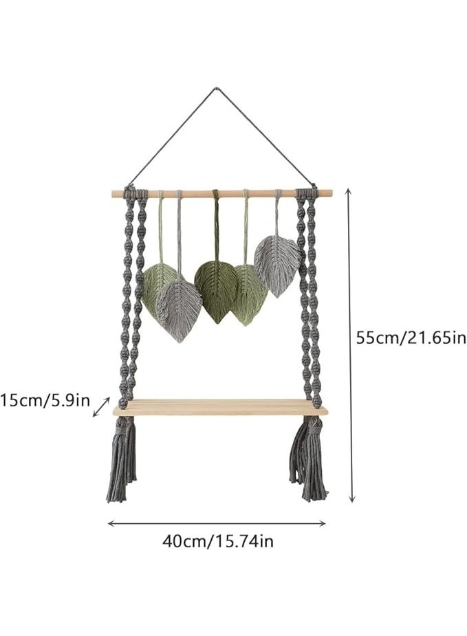 Antikiano Floating macrame Shelves - Image 2