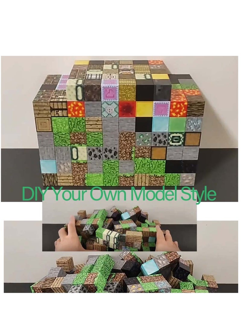 My World - Game Magnetic Building Blocks with Random Game Character Models,  Children's Educational Game Accessories,  Miniature World Building Toys Cube Construction,  Puzzle Building Block Family ParGame Magnetic Building Blocks with Random Game Character Models,  Children's Educational Game Accessories,  Miniature World Building Toys Cube Construction,  Puzzle Building Block Family Par - Image 1