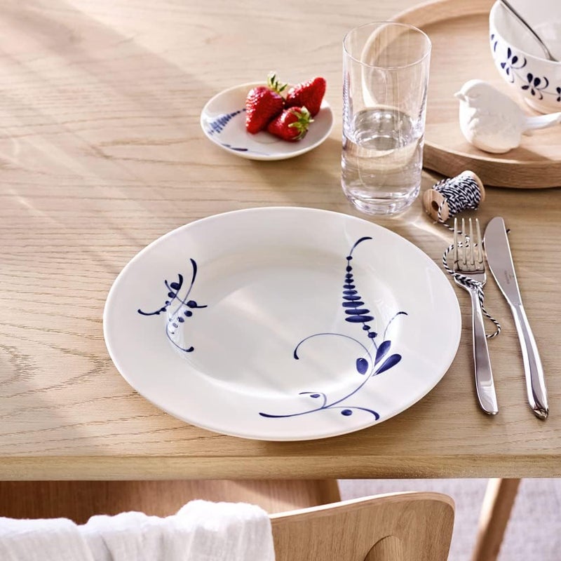 Villeroy & Boch Villeroy  Boch Old Luxembourg Brindille Rim Soup 95 in Premium Porcelain WhiteBlue  - Image 2