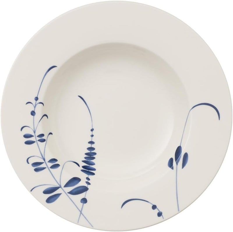 Villeroy & Boch Villeroy  Boch Old Luxembourg Brindille Rim Soup 95 in Premium Porcelain WhiteBlue  - Image 1