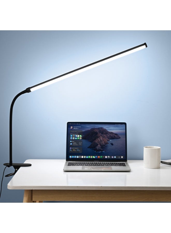 مصباح مكتب الدايود المبتعث للضوء لمنزل المكتب، مصباح مكتب العناية بالعين مع تعتيم مرن قابل للتعديل، مصباح مكتب محول USB مع مشبك للقراءة، الدراسة، طاولة العمل - Image 1