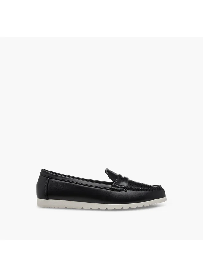 Le Confort Women's Perforation Detail Slip-On Loafers