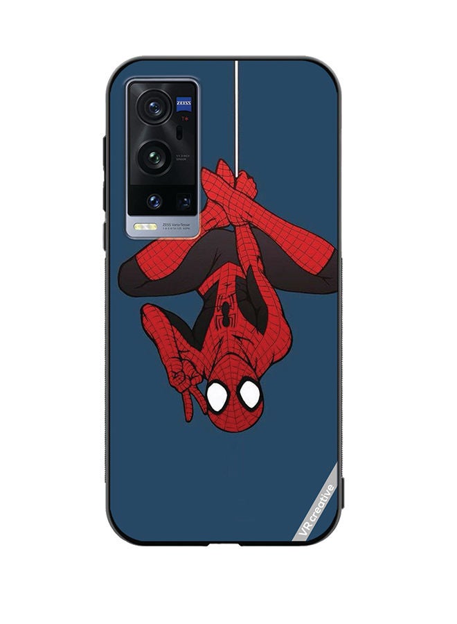 VR CREATIVE Protective Case Cover For Vivo X60 Pro Plus Spiderman Design Multicolour - Image 1