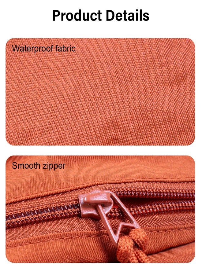 KOTORA Crossbody Bag For Women & Young Girls Stylish Casual Pretty Lightweight Gifts For 70s 80s 90s 00s Y2k Daughter Girlfrend Adjustable Strap More Ways Wear (Orange) - Image 5