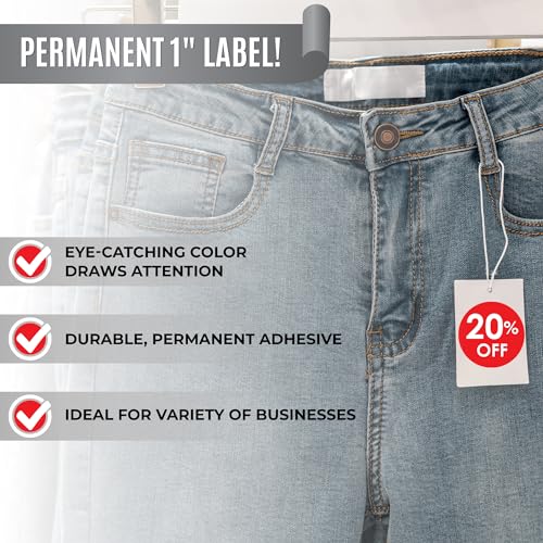 Kube with a K 1000 Stickers/Roll Egg Free Permanent 1 Inch Label Sticker - Image 3