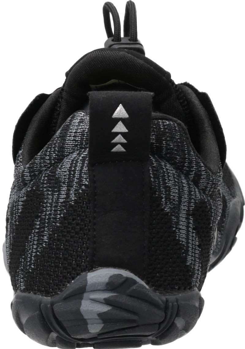 WHITIN Men's Trail Running Shoes Minimalist Barefoot Five Fingers Wide Toe Box Size 10 Gym Workout Fitness Zero Drop Minimus FiveFingers Black 43 - Image 4